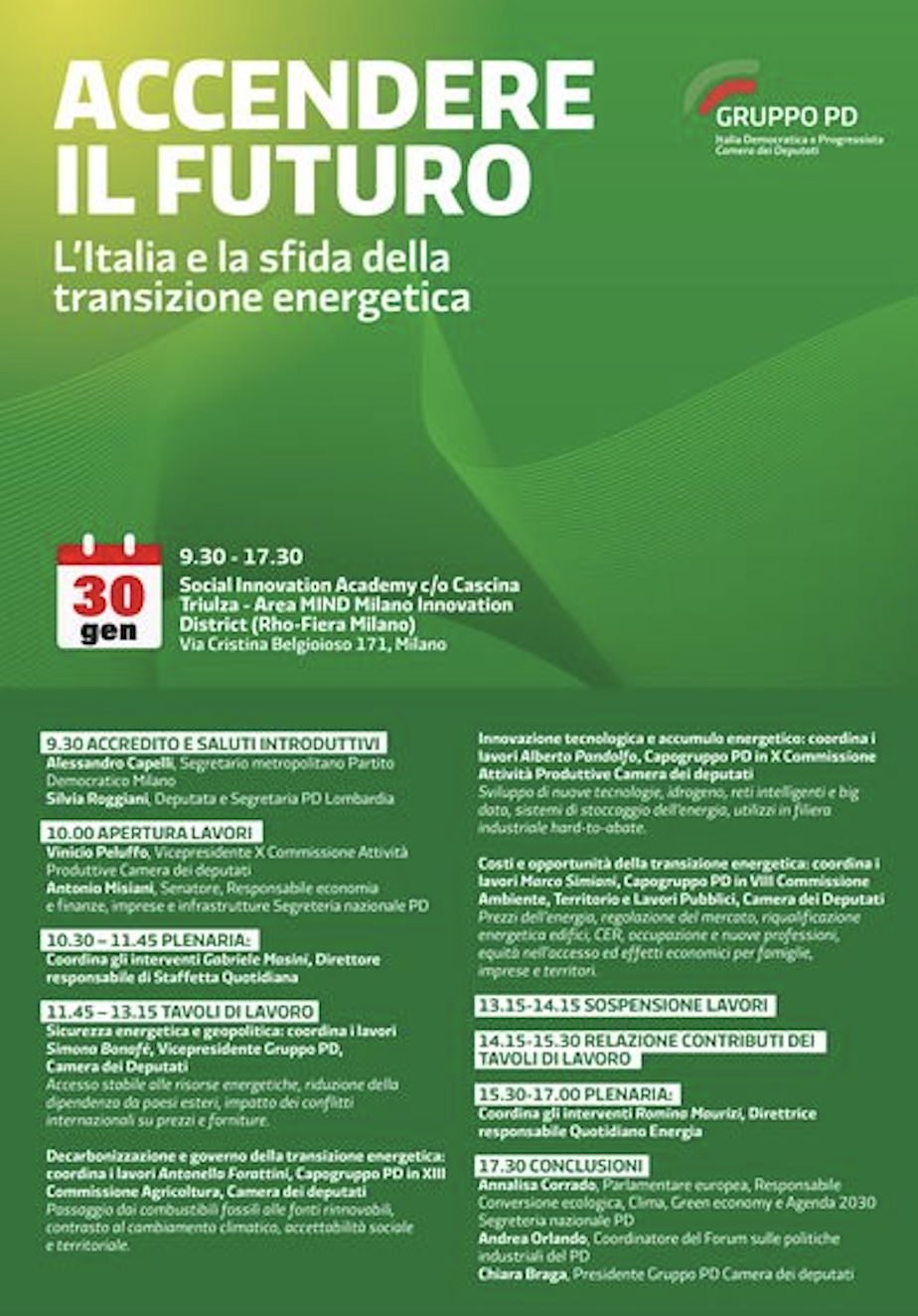 L’Italia e la sfida della transizione energetica